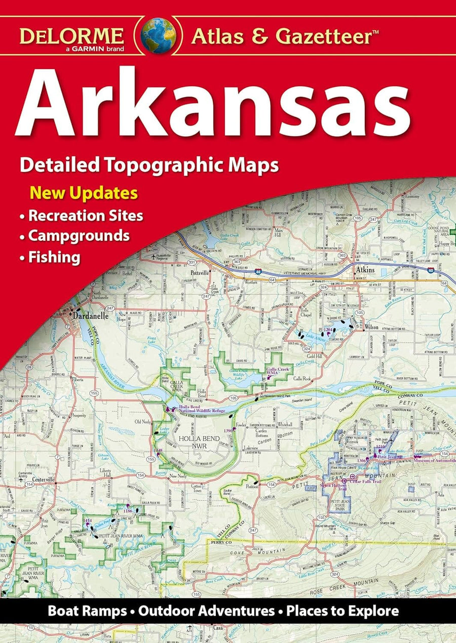Arkansas Atlas & Gazetteer | DeLorme atlas DeLorme 