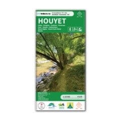 Carte de promenades - Houyet (Belgique) | NGI carte de randonnée IGN Belgique