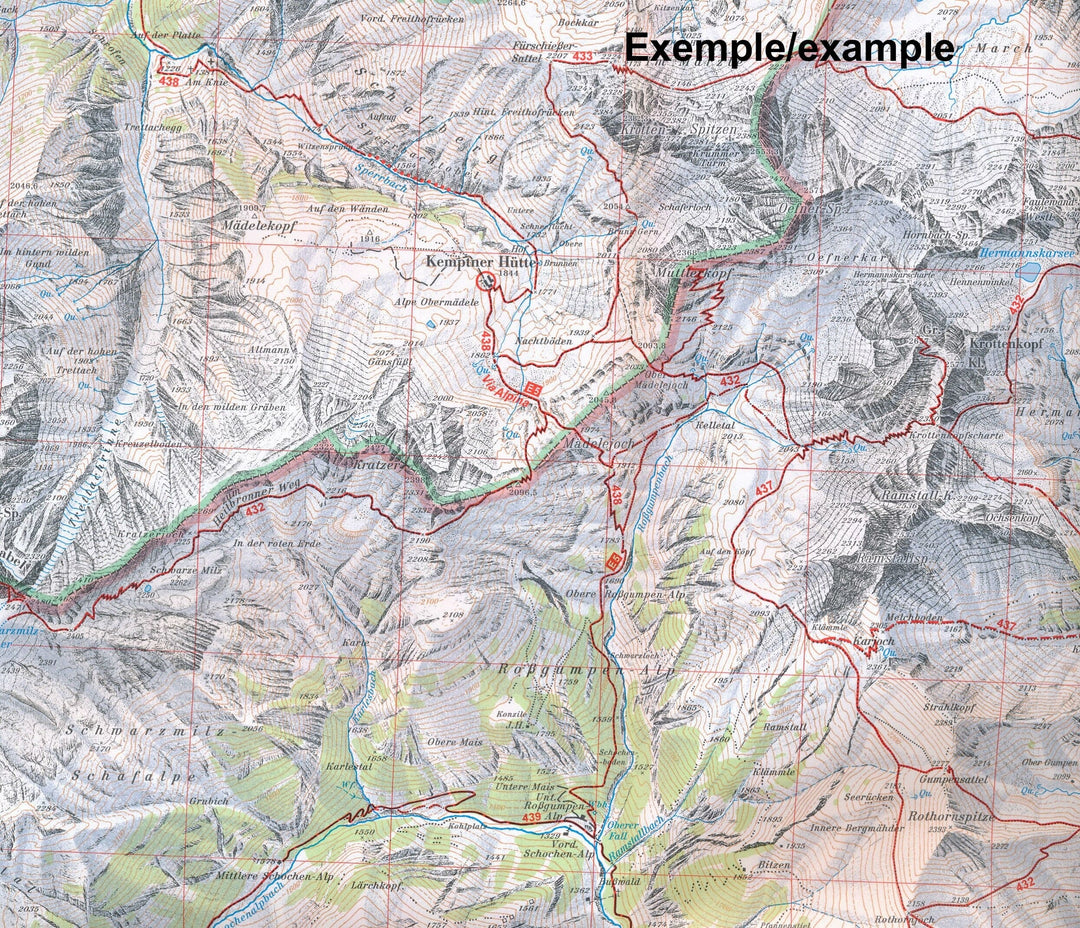 Carte de randonnée & ski n° 08 - Kaisergebirge (Alpes autrichiennes) | Alpenverein carte pliée Alpenverein 