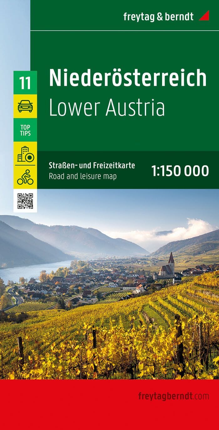 Detailed map - Lower Austria | Freytag &amp; Berndt – La Compagnie des 