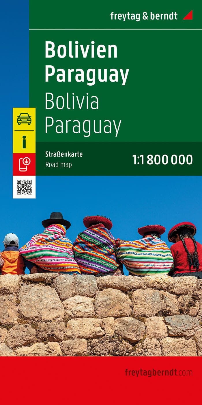 Carte routière - Bolivie | Freytag & Berndt carte pliée Freytag & Berndt