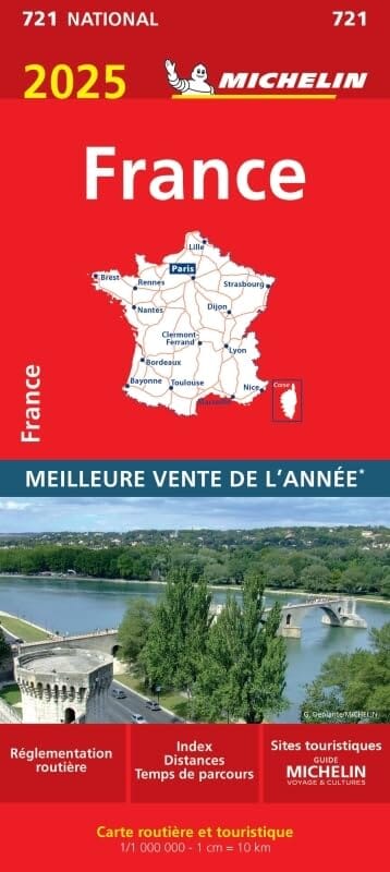 Road map n° 721 - France 2025 | Michelin – La Compagnie des