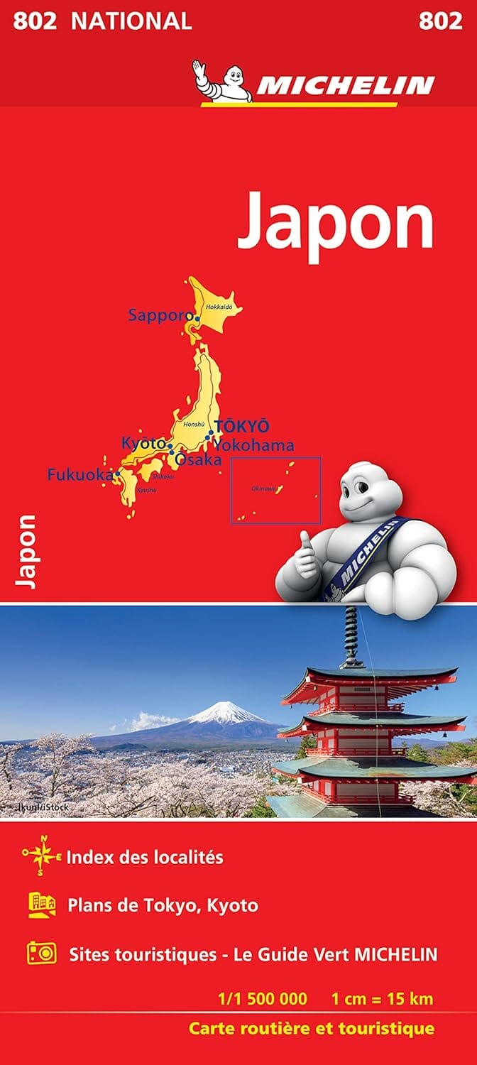 Road map No. 802 - Japan | Michelin – La Compagnie des