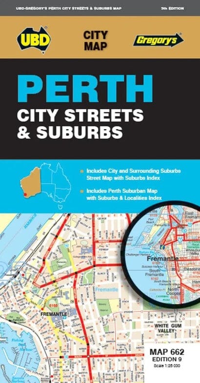 Plan de ville - Perth City Streets & Suburbs | UBD Gregory's plan de ville UBD Gregory's