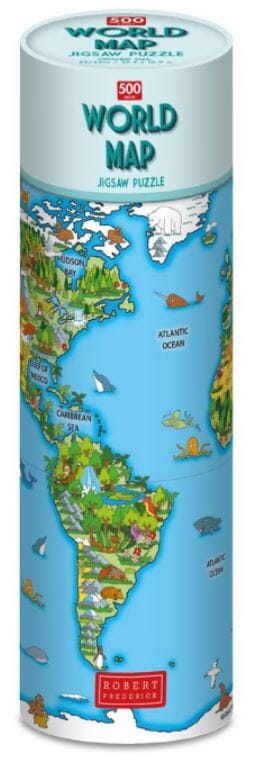 Puzzle (500 pièces) - World (en anglais) | Robert Frederick puzzle Robert Frederick 