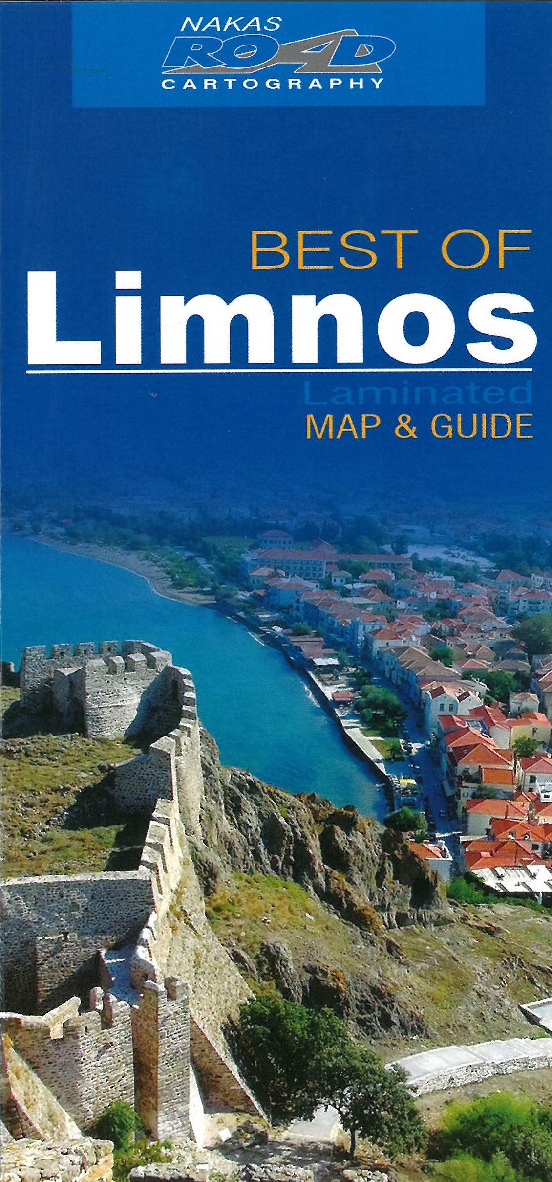 Detailed Map Limnos Road Editions Best Of La Compagnie Des