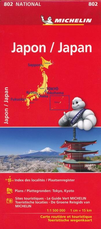 Carte routière n° 802 - Japon | Michelin