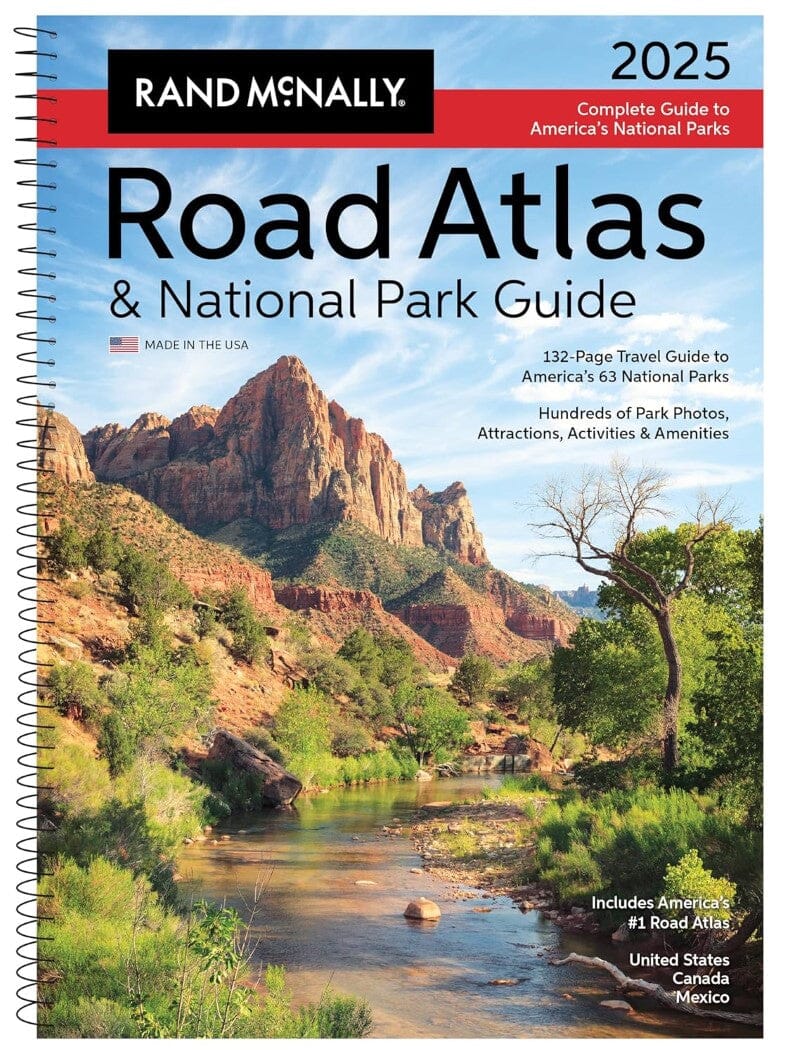 2025 Road Atlas and National Park Guide - USA, Canada, Mexique | Rand McNally atlas Rand McNally 