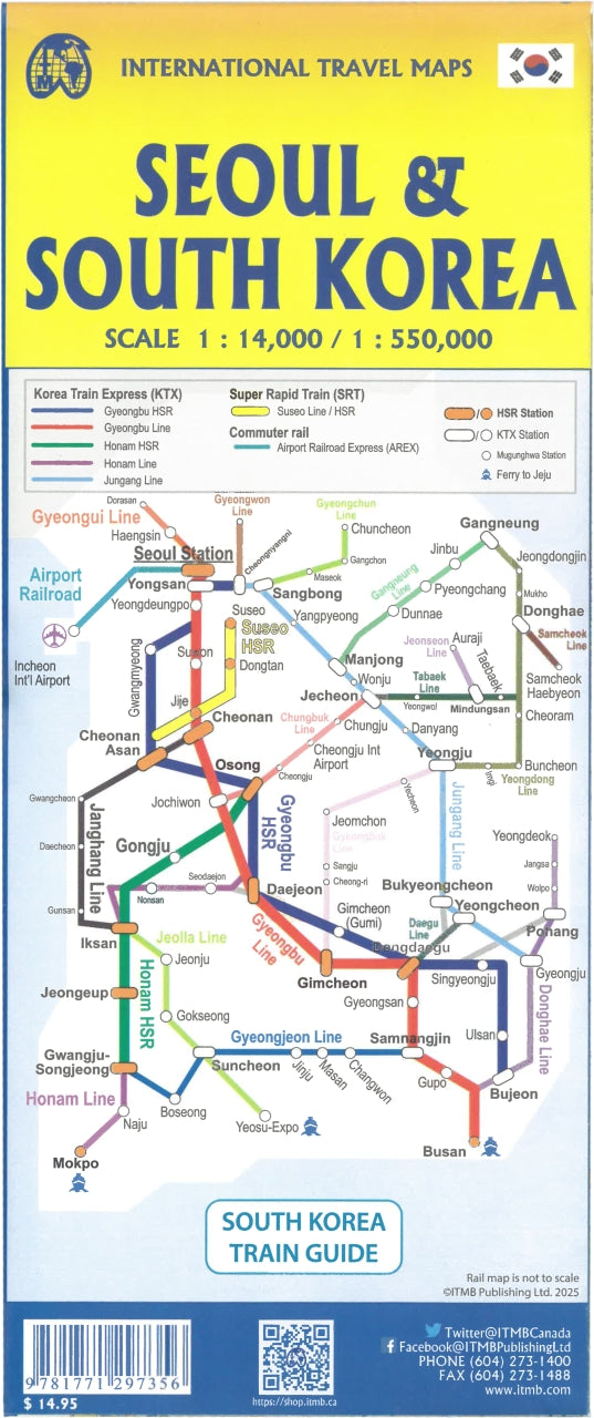 Travel map - South Korea & Seoul Plan | ITM