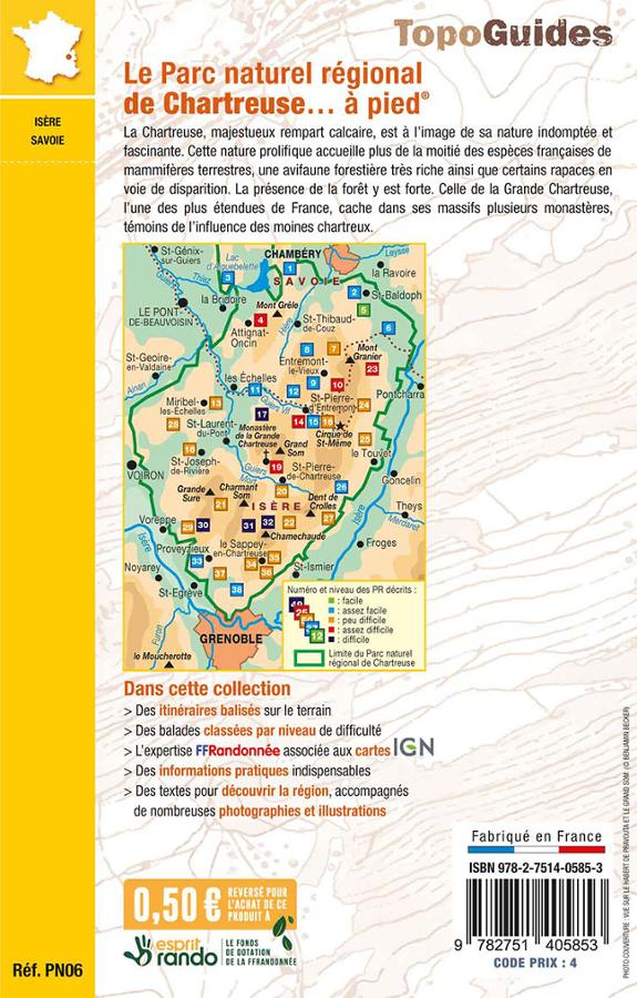 Hiking topoguide - The Chartreuse Regional Natural Park on foot | FFR