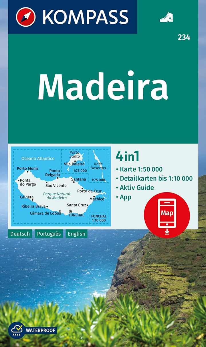 Hiking map # 234 - Madeira | Kompass