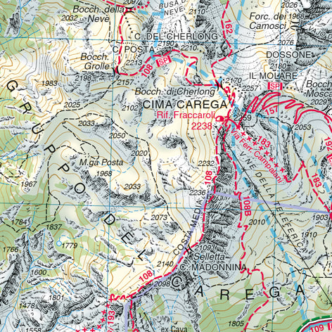 Hiking map # 56 - Piccole Dolomiti Pasubio (Italy) | Tabacco