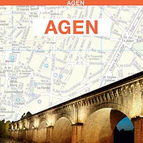 Agen, Lot-et-Garonne - Plan de ville | Blay Foldex carte pliée Blay Foldex 