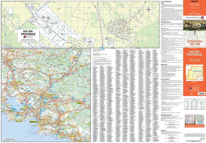 Aix-en-Provence, Bouches-du-Rhône - Plan de ville | Blay Foldex carte pliée Blay Foldex 