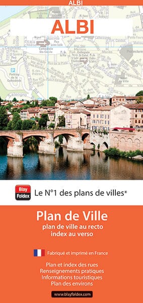 Albi, Tarn - Plan de ville | Blay Foldex carte pliée Blay Foldex 