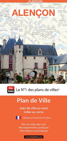 Alençon, Orne - Plan de ville | Blay Foldex carte pliée Blay Foldex 