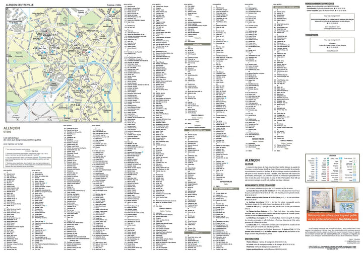 Alençon, Orne - Plan de ville | Blay Foldex carte pliée Blay Foldex 
