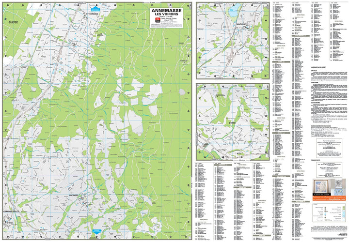 Annemasse, Haute-Savoie - Plan de ville | Blay Foldex carte pliée Blay Foldex 