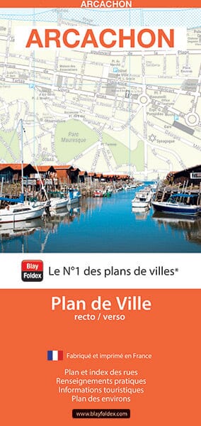 Arcachon, Gironde - Plan de ville | Blay Foldex carte pliée Blay Foldex 