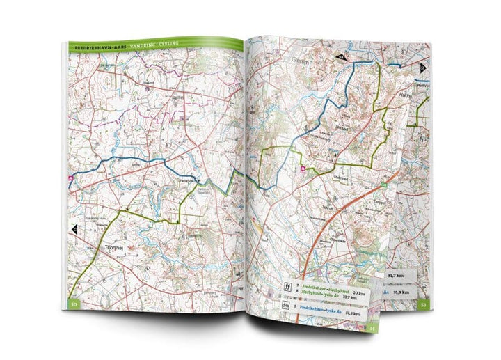 Atlas cycliste - Hærvejen (Danemark) | Calazo atlas Calazo 