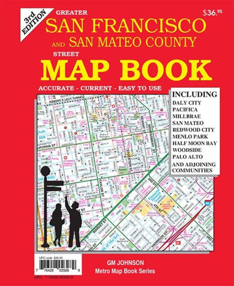 Atlas de cartes - Greater San Francisco & San Mateo County | GM Johnson atlas GM Johnson 