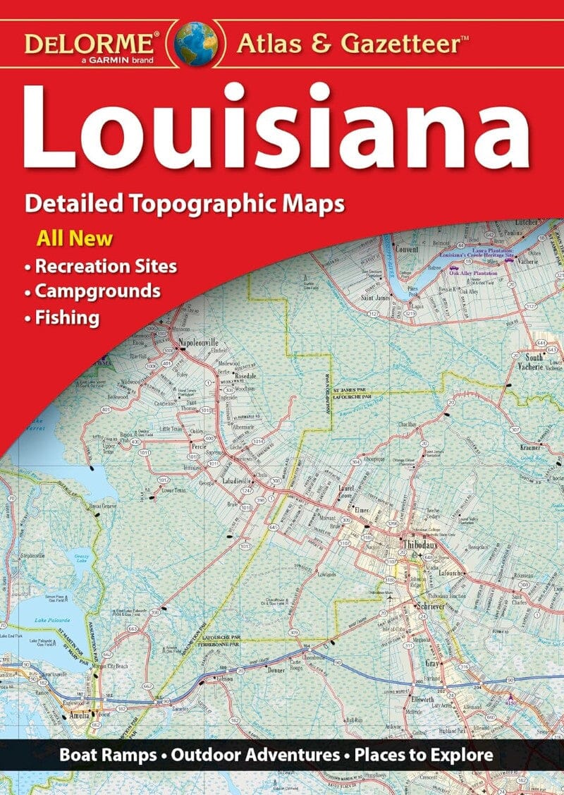 Atlas et répertoire géographique - Louisiane | DeLorme Atlas DeLorme 