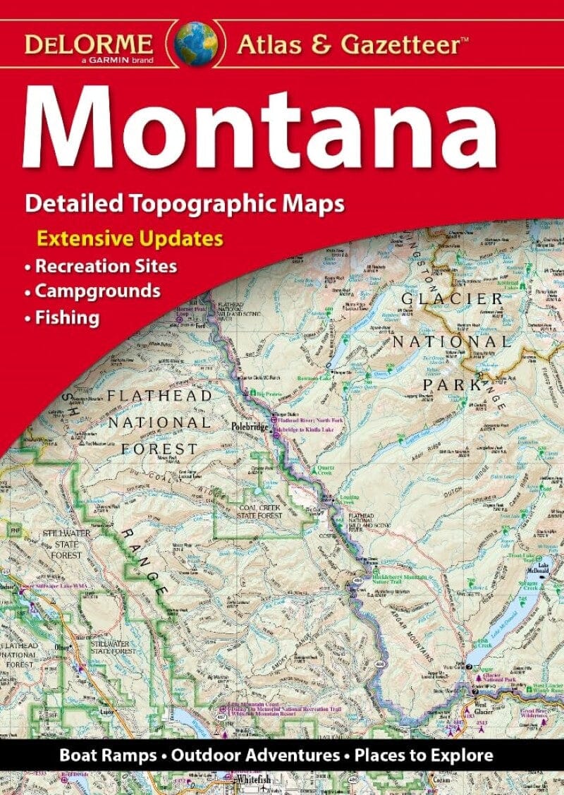 Atlas et répertoire géographique - Montana | DeLorme Atlas DeLorme 