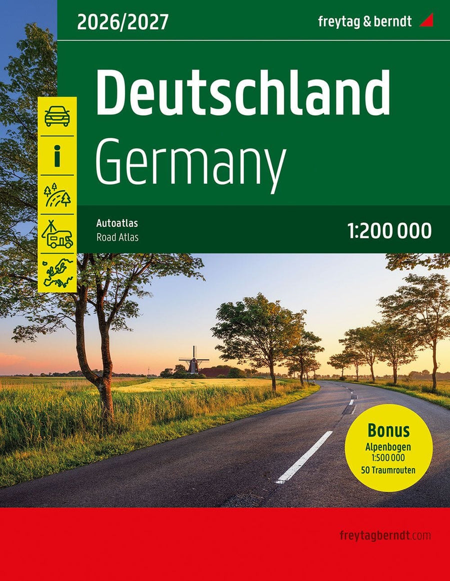 Atlas routier à spirales - Allemagne 2026/27 | Freytag & Berndt atlas Freytag & Berndt 