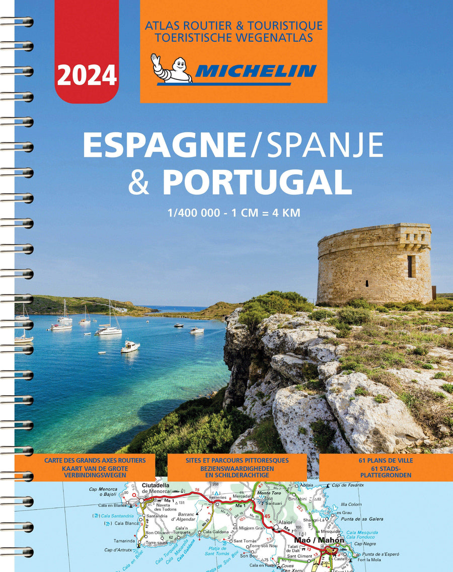 Atlas routier à spirales - Espagne & Portugal 2024 | Michelin atlas Michelin 