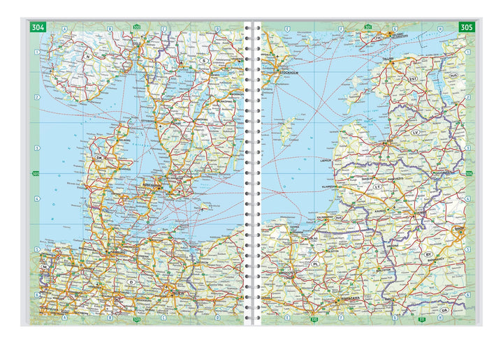 Atlas routier - Balkans Occidentaux (Albanie, Bosnie Herzégovine, Kosovo, Monténégro, Macédoine du Nord, Serbie) | Freytag & Berndt atlas Freytag & Berndt 