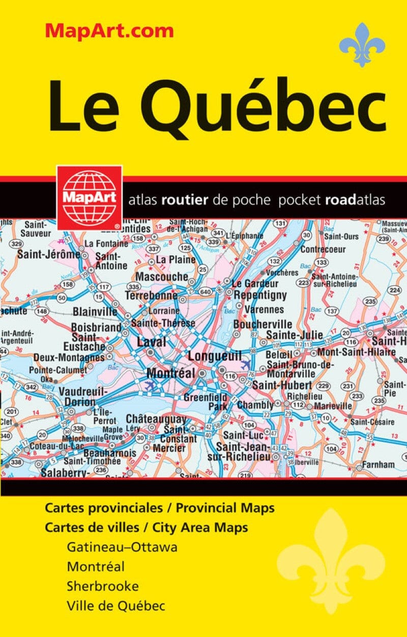 Atlas routier de poche - Québec | Canadian Cartographics Corporation atlas Canadian Cartographics Corporation 