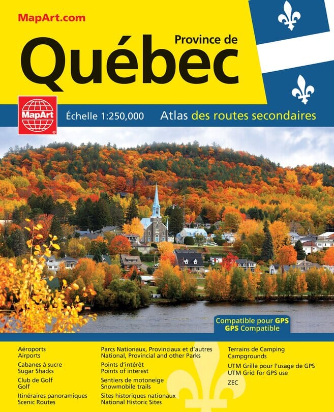 Atlas routier du Québec, édition française/anglaise | Canadian Cartographics Corporation atlas Canadian Cartographics Corporation 