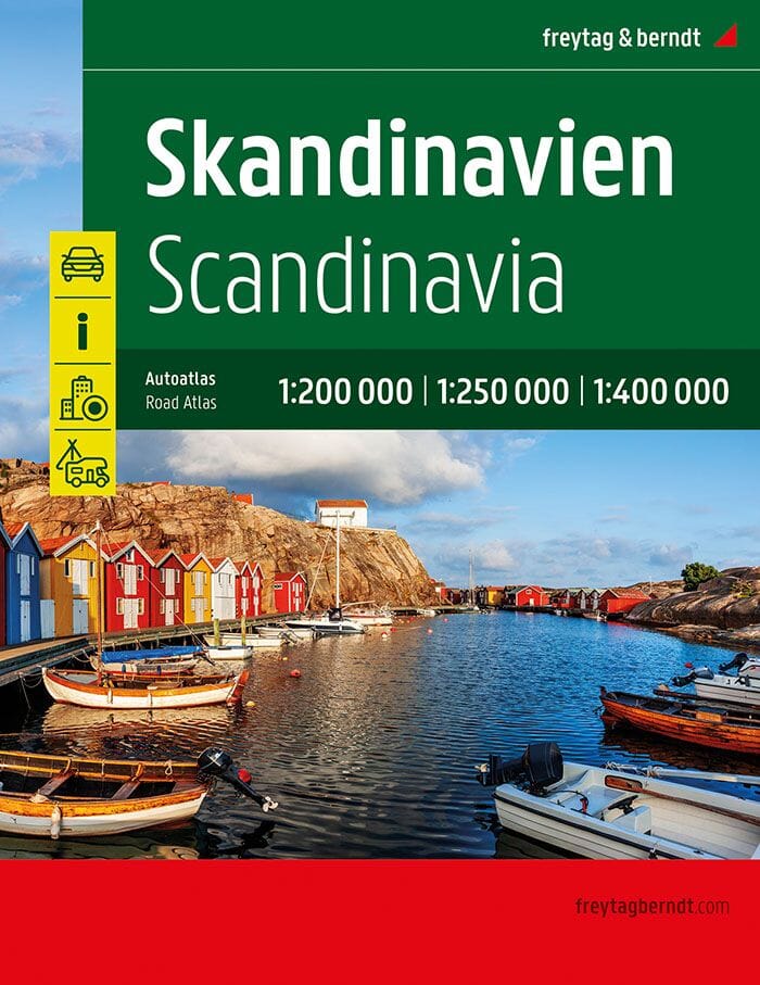 Atlas routier - Scandinavie (Danemark, Norvège, Suède, Finlande) | Freytag & Berndt atlas Freytag & Berndt 