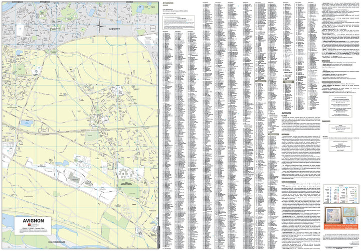 Avignon, Vaucluse - Plan de ville | Blay Foldex carte pliée Blay Foldex 