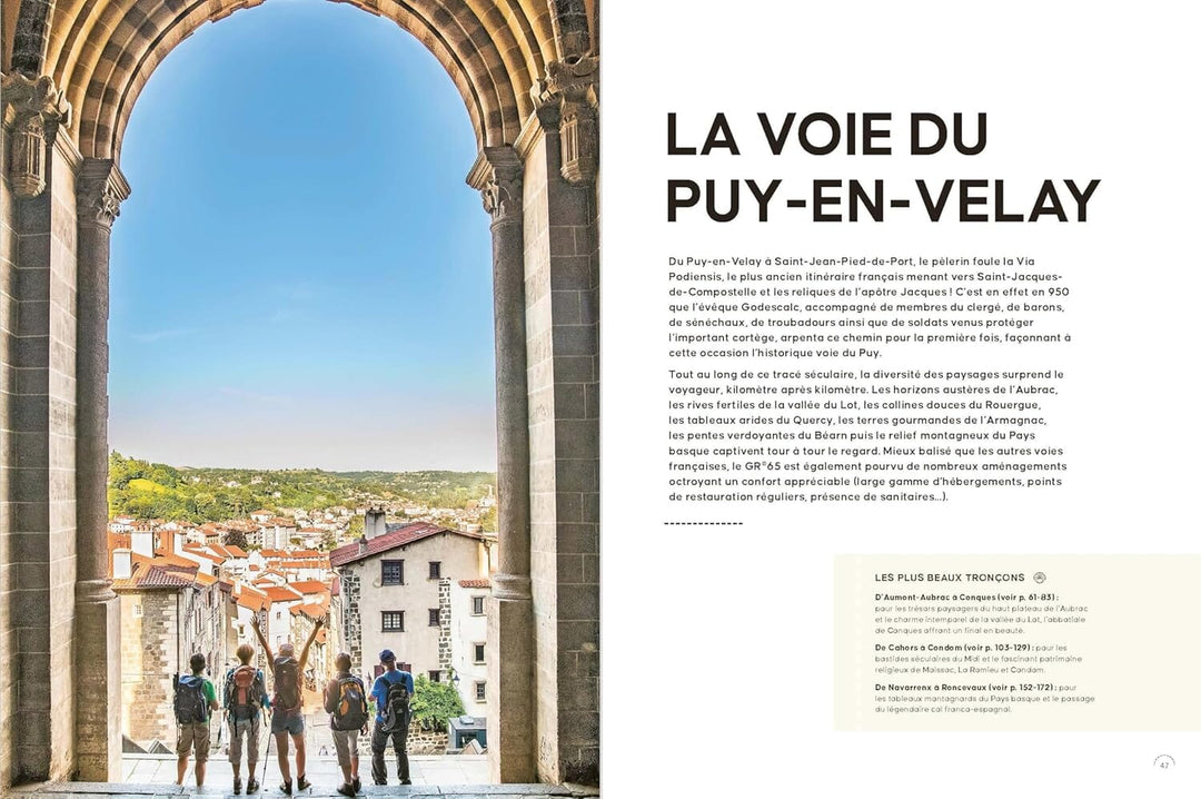 Beau livre - A pied sur les chemins de Compostelle | Lonely Planet beau livre Lonely Planet 