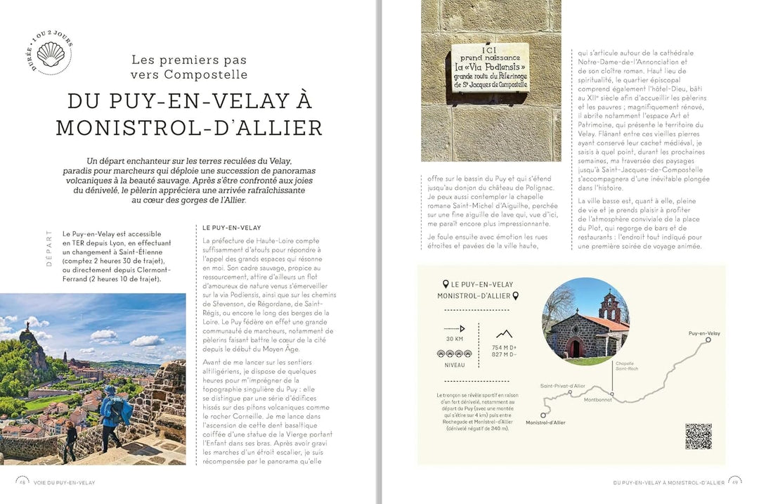 Beau livre - A pied sur les chemins de Compostelle | Lonely Planet beau livre Lonely Planet 