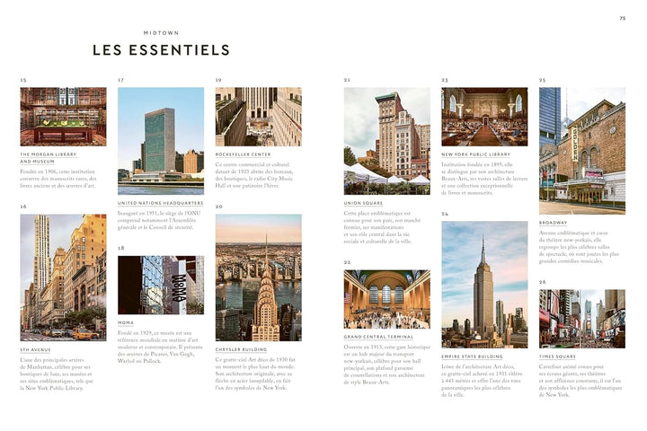 Beau livre - New York : Petit Atlas Hédoniste | Chêne éditions beau livre Dilibel 