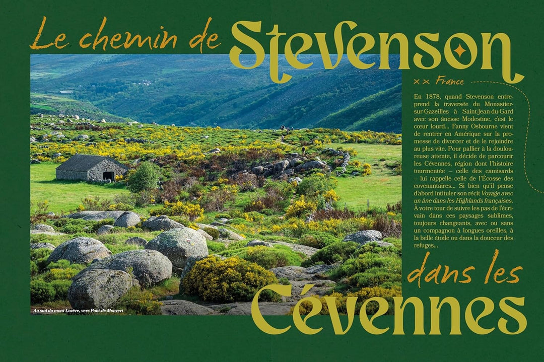 Beau livre - Sur les chemins de Stevenson les Cévennes et autres chemins européens | Gallimard beau livre Gallimard 