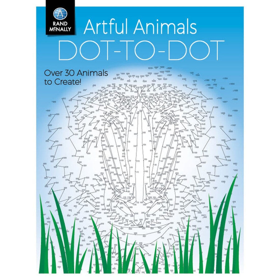 Cahier d'activités point à point Artful Animals | Rand McNally carte pliée Rand McNally 