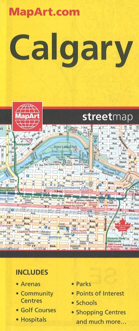 Calgary | Canadian Cartographics Corporation carte pliée Canadian Cartographics Corporation 