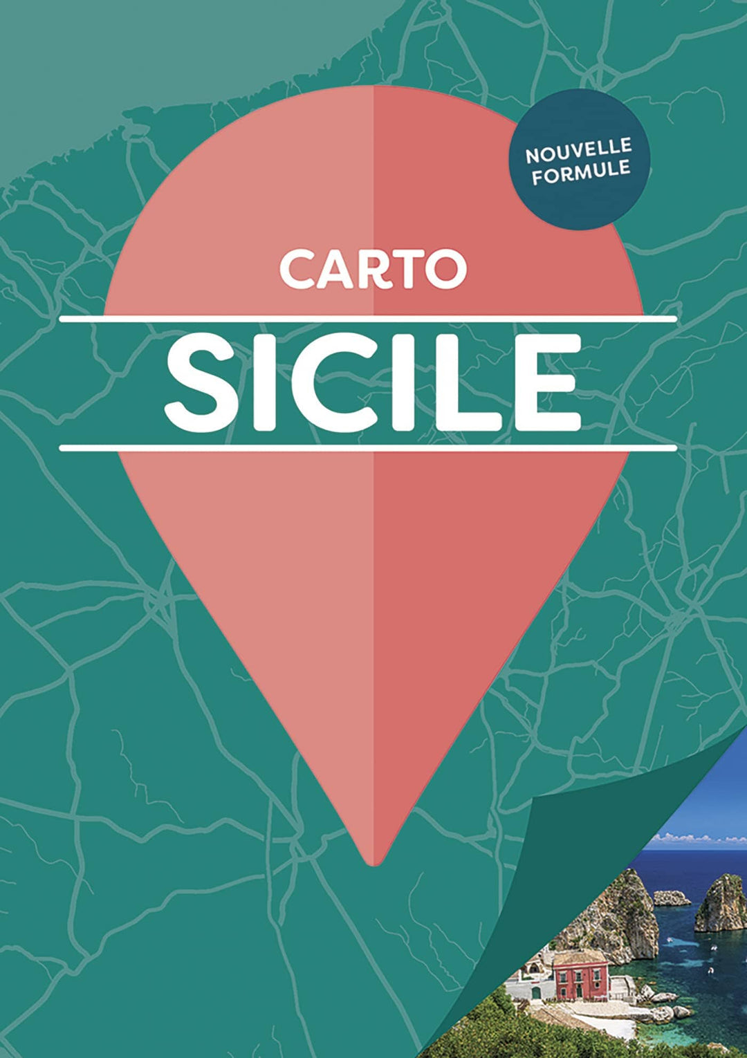 Carnet de poche de cartes détaillées - Sicile | Cartoville carte pliée Gallimard 