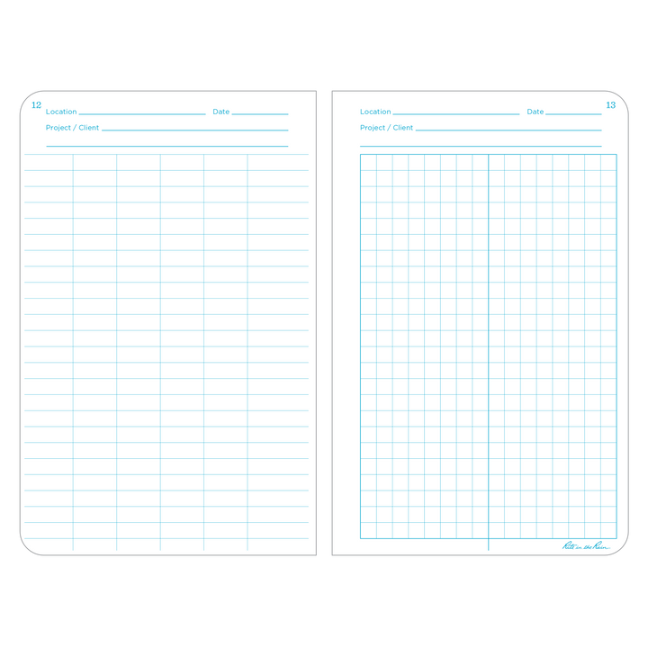 Carnet rigide étanche Rite in the Rain – Environmental 4,75×7,5″ (550F) accessoire de voyage Rite in the Rain 