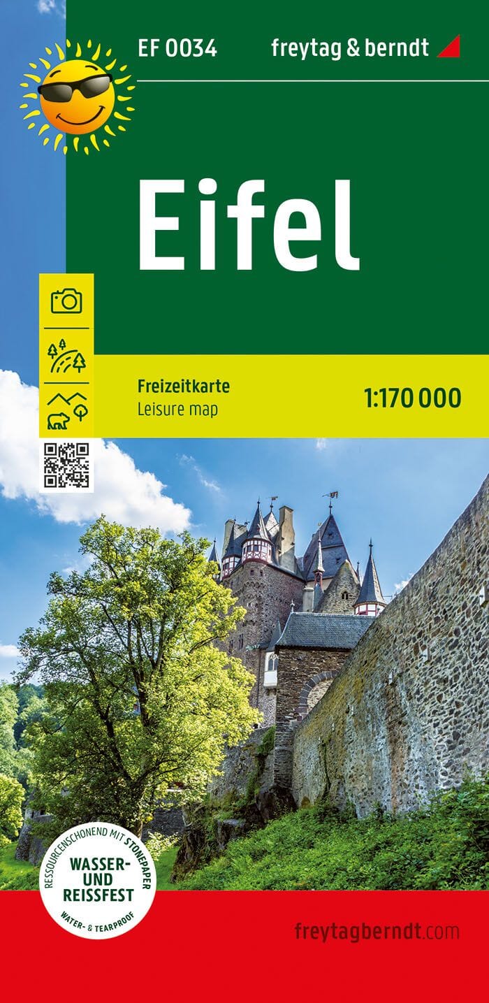 Carte de loisirs - Eifel | Freytag & Berndt carte pliée Freytag & Berndt 