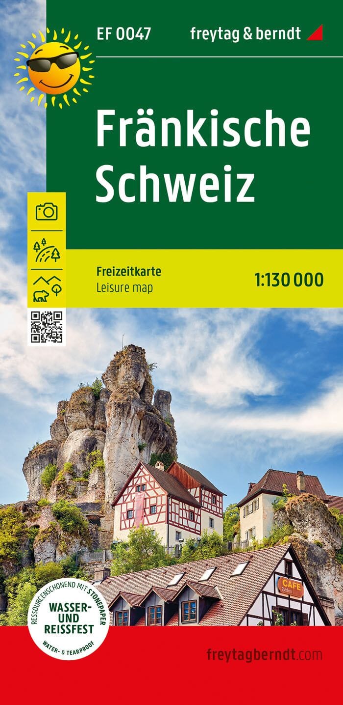 Carte de loisirs - Fränkische Schweiz | Freytag & Berndt carte pliée Freytag & Berndt 