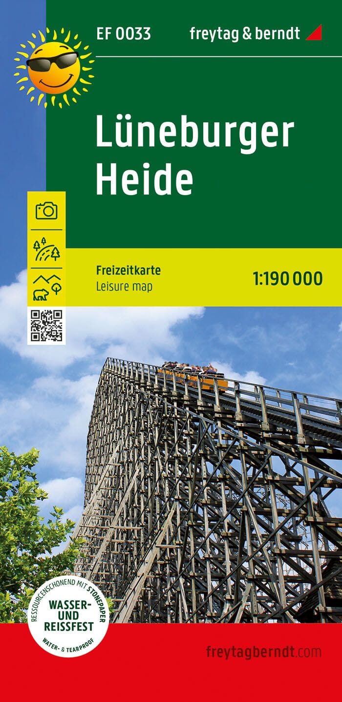 Carte de loisirs - Lüneburger Heide | Freytag & Berndt carte pliée Freytag & Berndt 