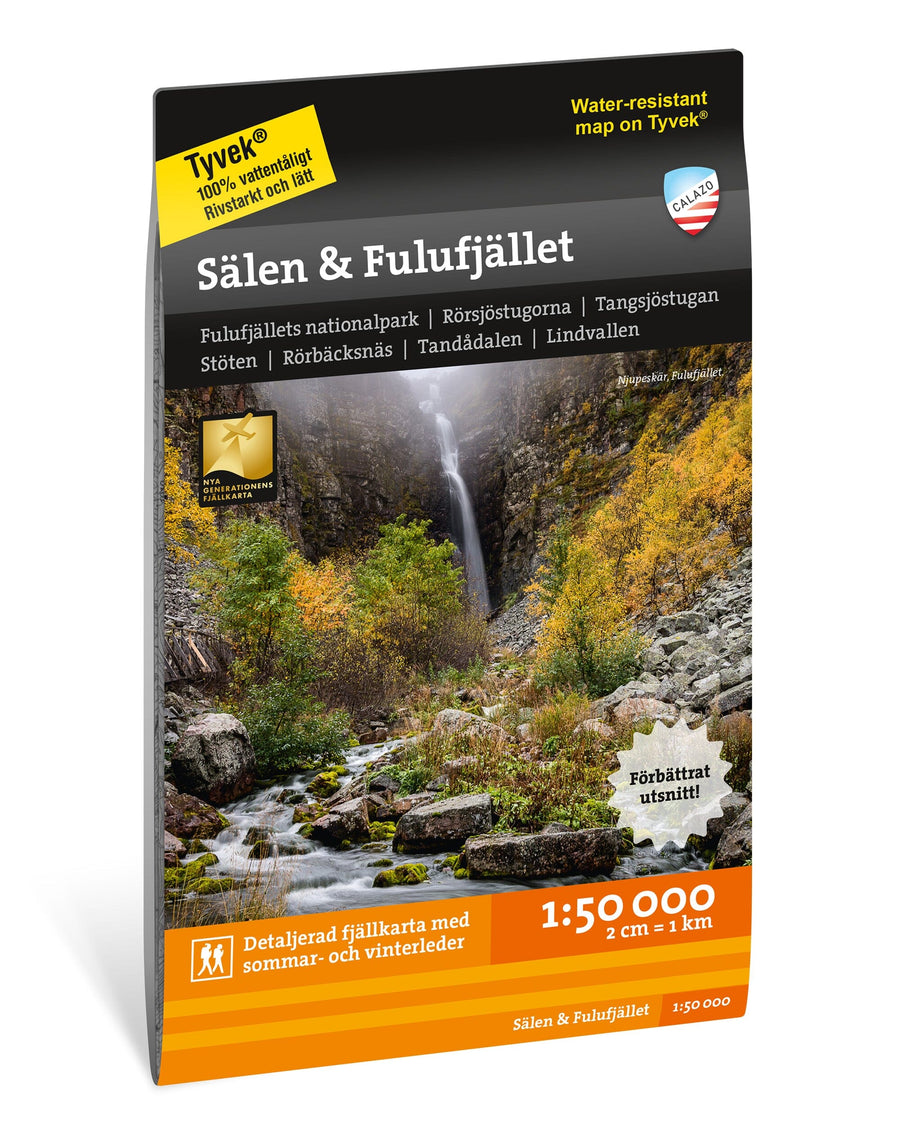 Carte de montagne - Sälen & Fulufjället (Suède) | Calazo - 1/50 000 carte pliée Calazo 