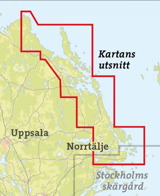 Carte de patinage - Upplands skärgård (Suède) | Calazo carte pliée Calazo 