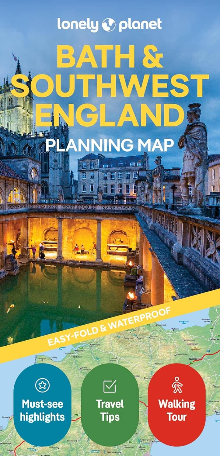 Carte de planification (en anglais) - Bath & Southwest England | Lonely Planet carte pliée Lonely Planet EN 