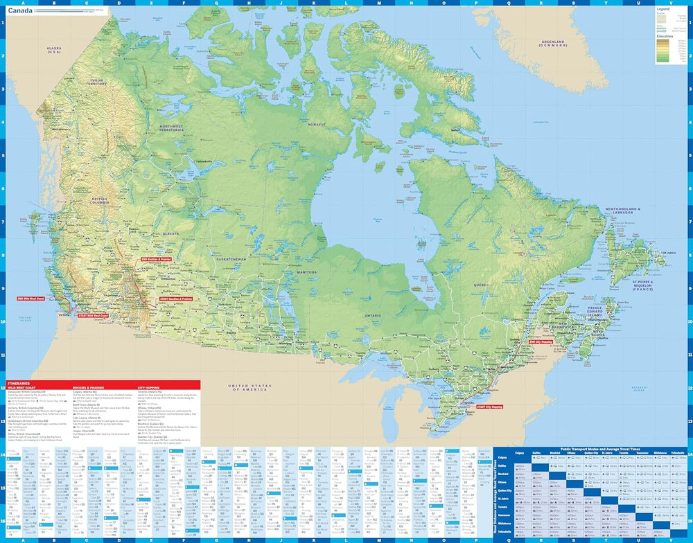 Carte de planification (en anglais) - Canada | Lonely Planet carte pliée Lonely Planet EN 