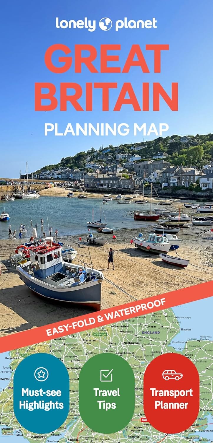Carte de planification (en anglais) - Great Britain | Lonely Planet carte pliée Lonely Planet EN 